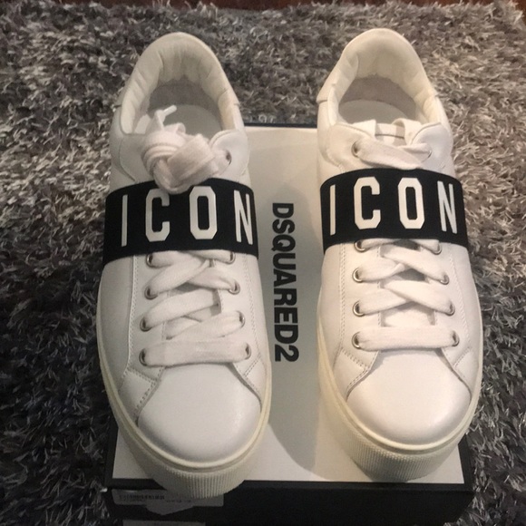 Dsquared2 ICON Sneakers EU 39 US 9 - Picture 1 of 6